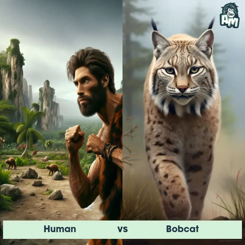 Human vs Bobcat - Animal Matchup