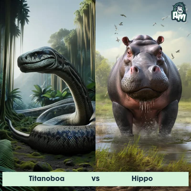 Titanoboa vs Hippo - Animal Matchup
